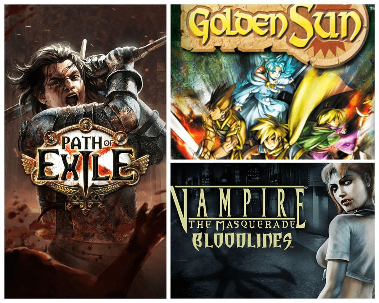 RPGs (Image via Grinding Gear Games, Camelot Software Planning, Paradox Interactive)