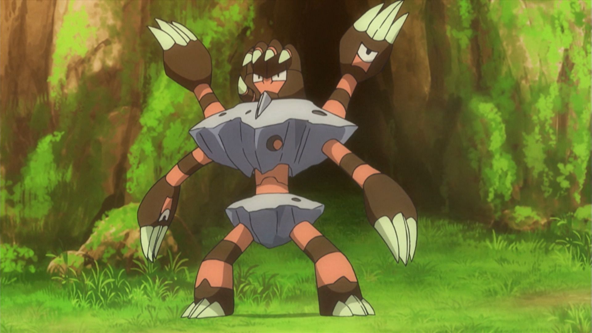 Barbaracle as seen in the anime (Image via The Pokemon Company)