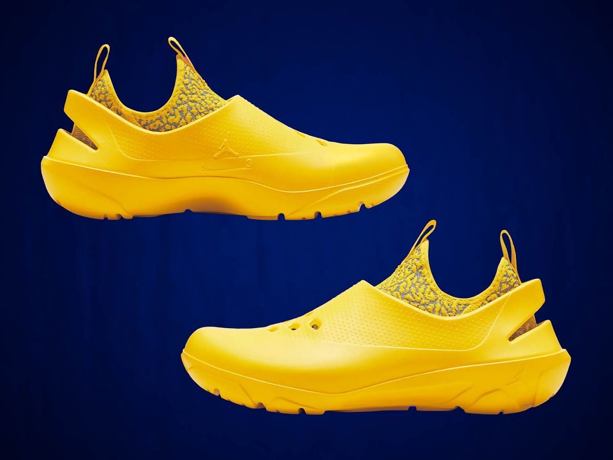 System.23 Clog &quot;Yellow&quot; shoes (Image via Nike)