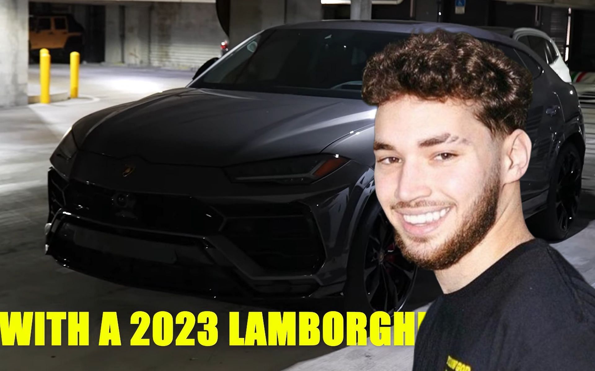 Adin Ross went viral after gifting Lamborghini Urus to his bodyguard (Image via Sportskeeda)