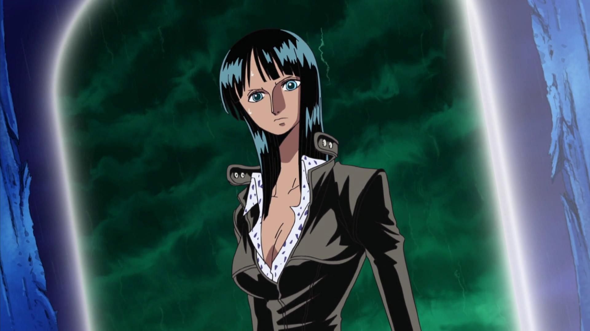 Nico Robin in her Enies Lobby outfit (Image via Toei Animation, One Piece)