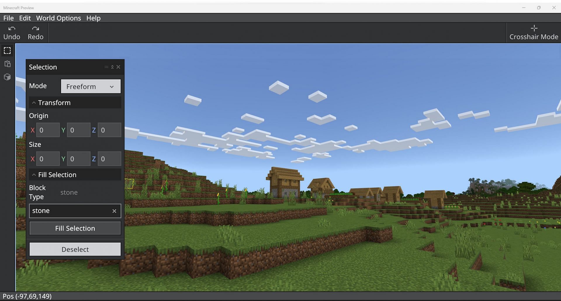 Overview of Editor mode in Minecraft Bedrock (Image via Mojang/Microsoft) 