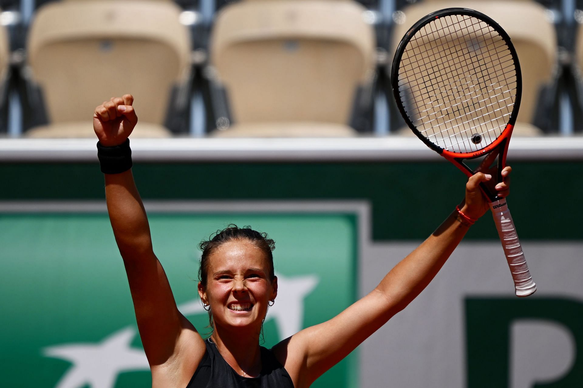 Daria Kasatkina at the 2023 French Open.