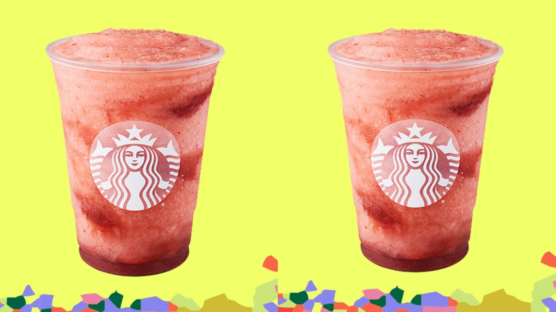 The new Frozen Strawberry Acai S. Lemonade Refresher (Image via Starbucks)