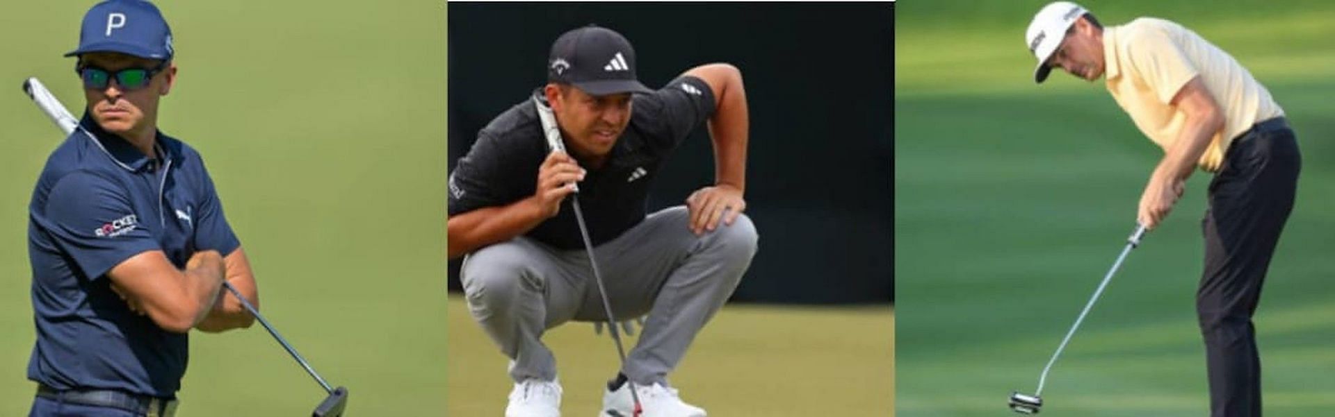 Keegan Bradley, Rickie Fowler and Wyndham Clark