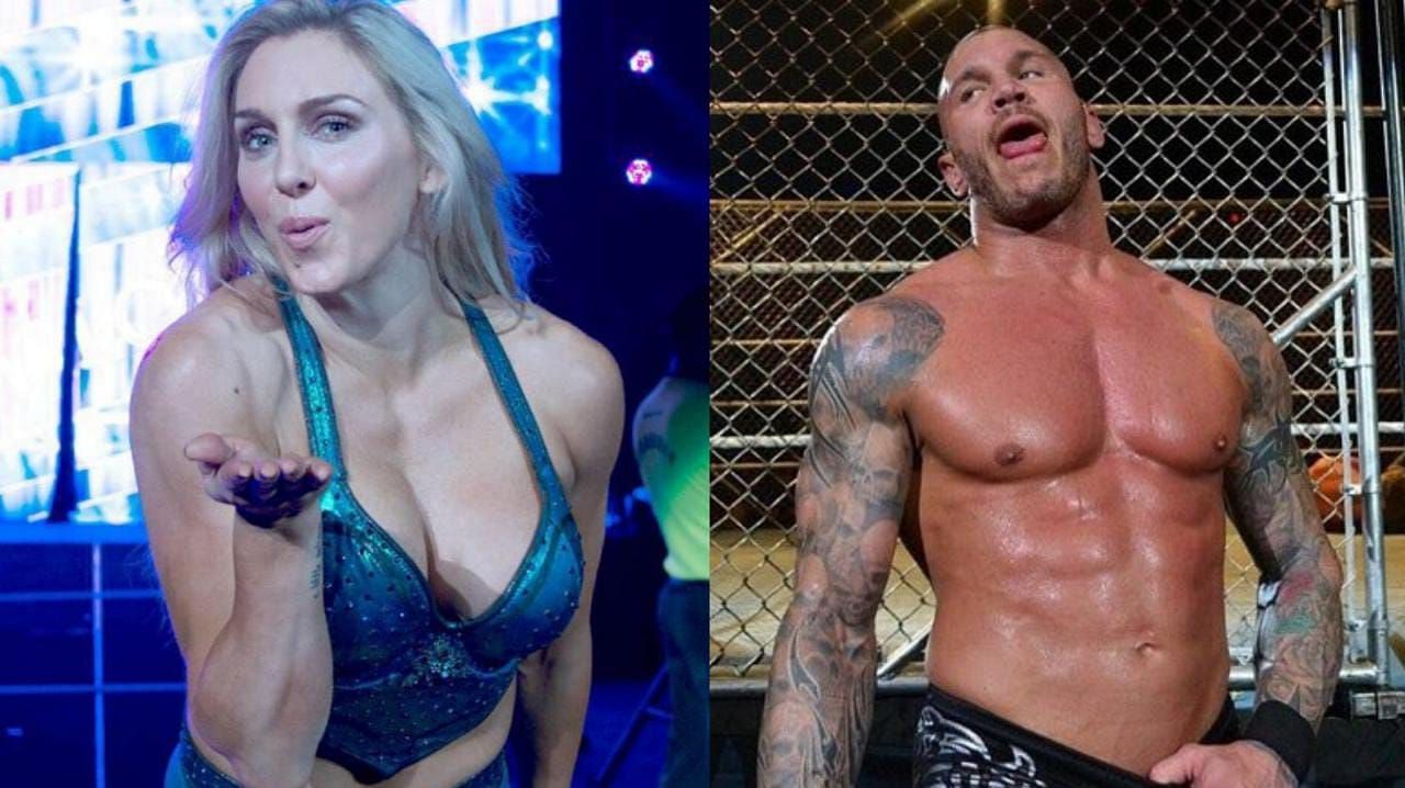 Charlotte Flair (left) and Randy Orton (right)