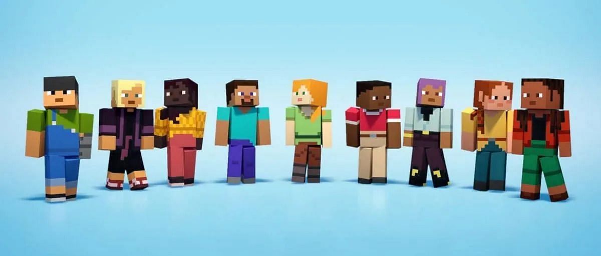 New Default Skins (Image via Mojang Studios)