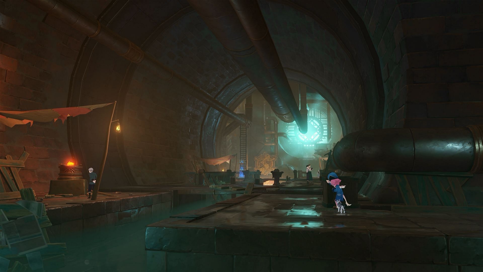 There will also be some sewers to explore (Image via HoYoverse)