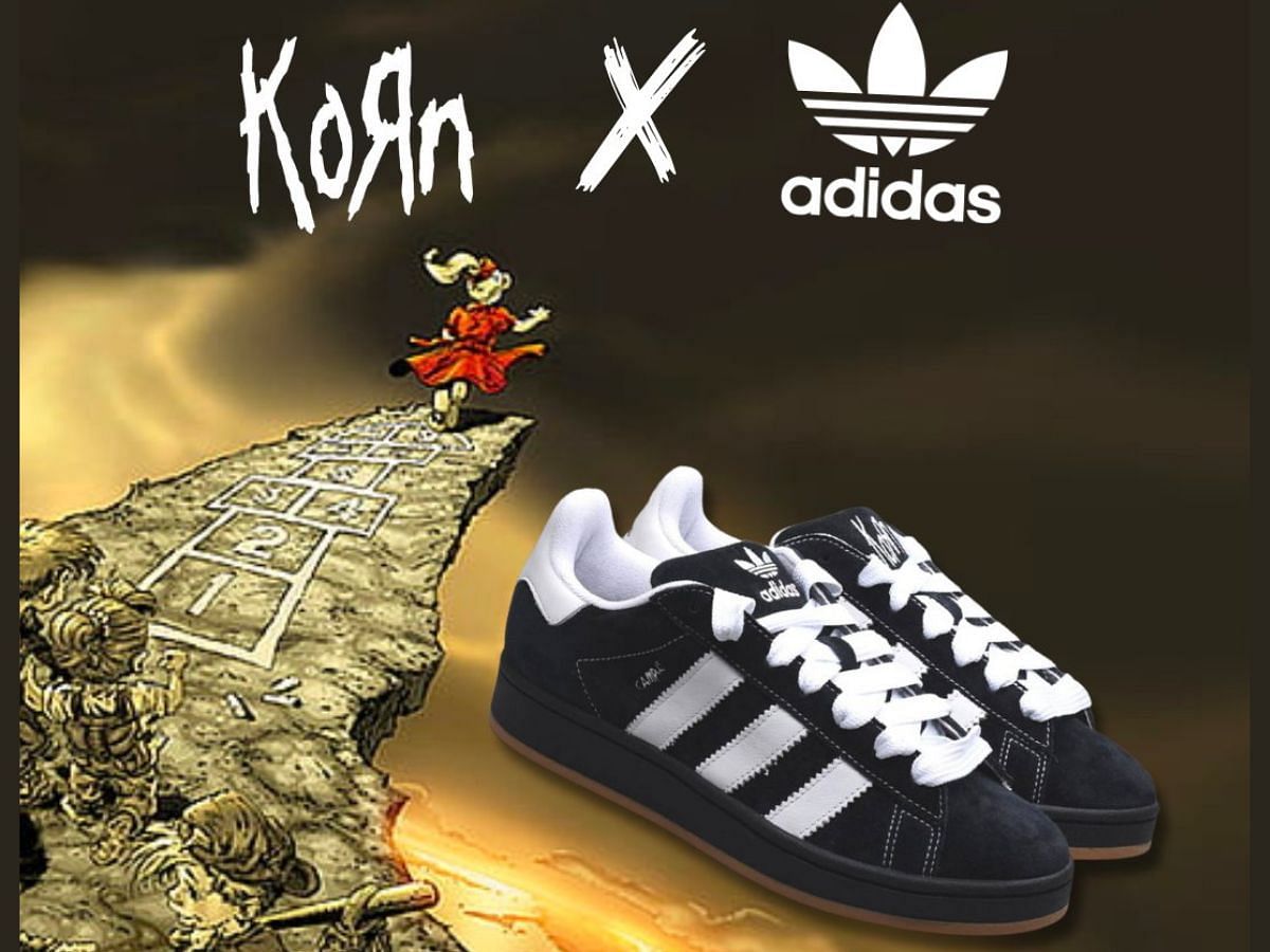 Korn x Adidas collaboration (Image via Sole Retriever)