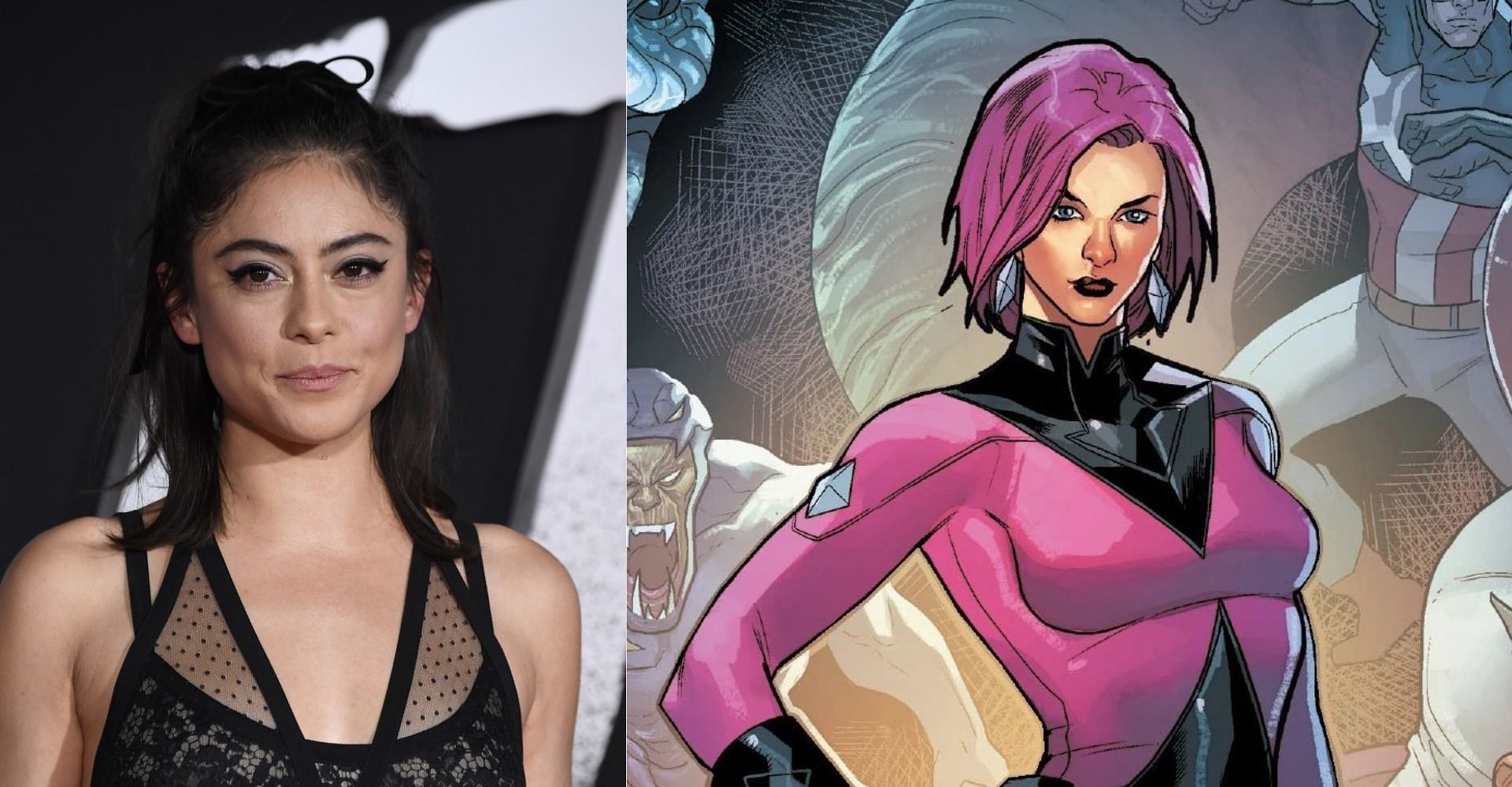 Rosa Salazar will play Rachel Leighton/Diamondback in Captain America: New World Order (Images via Getty/Marvel)