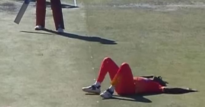 [Watch] Zimbabwe bowler's dramatic reaction to missed run-out of Shai Hope in 2023 World Cup Qualifiers