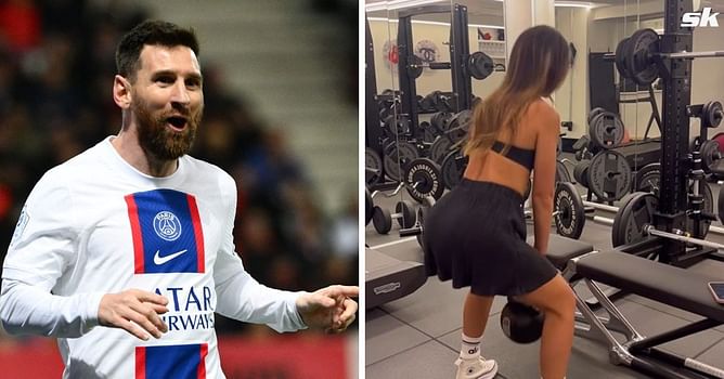 Lionel Messi’s wife Antonela Roccuzzo shares clip from morning squat workout drill