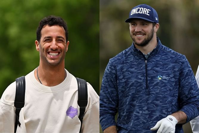 WATCH: Bills QB Josh Allen shares special moment with Daniel Ricciardo during Canadian GP’s broadcast