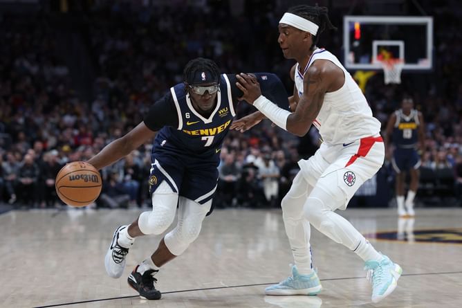 Why is Reggie Jackson wearing glasses? Finding out more about the Nuggets star