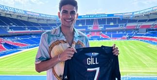 [Watch] Shubman Gill gives a tour of PSG’s stadium and receives personalized jersey
