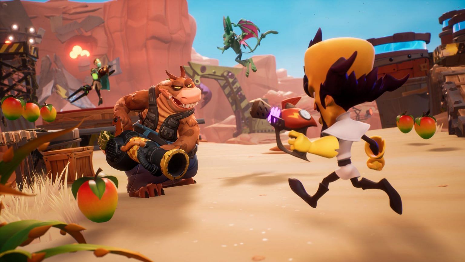 Dr. Neo Cortex battling the Dingodile (Image via Activision)