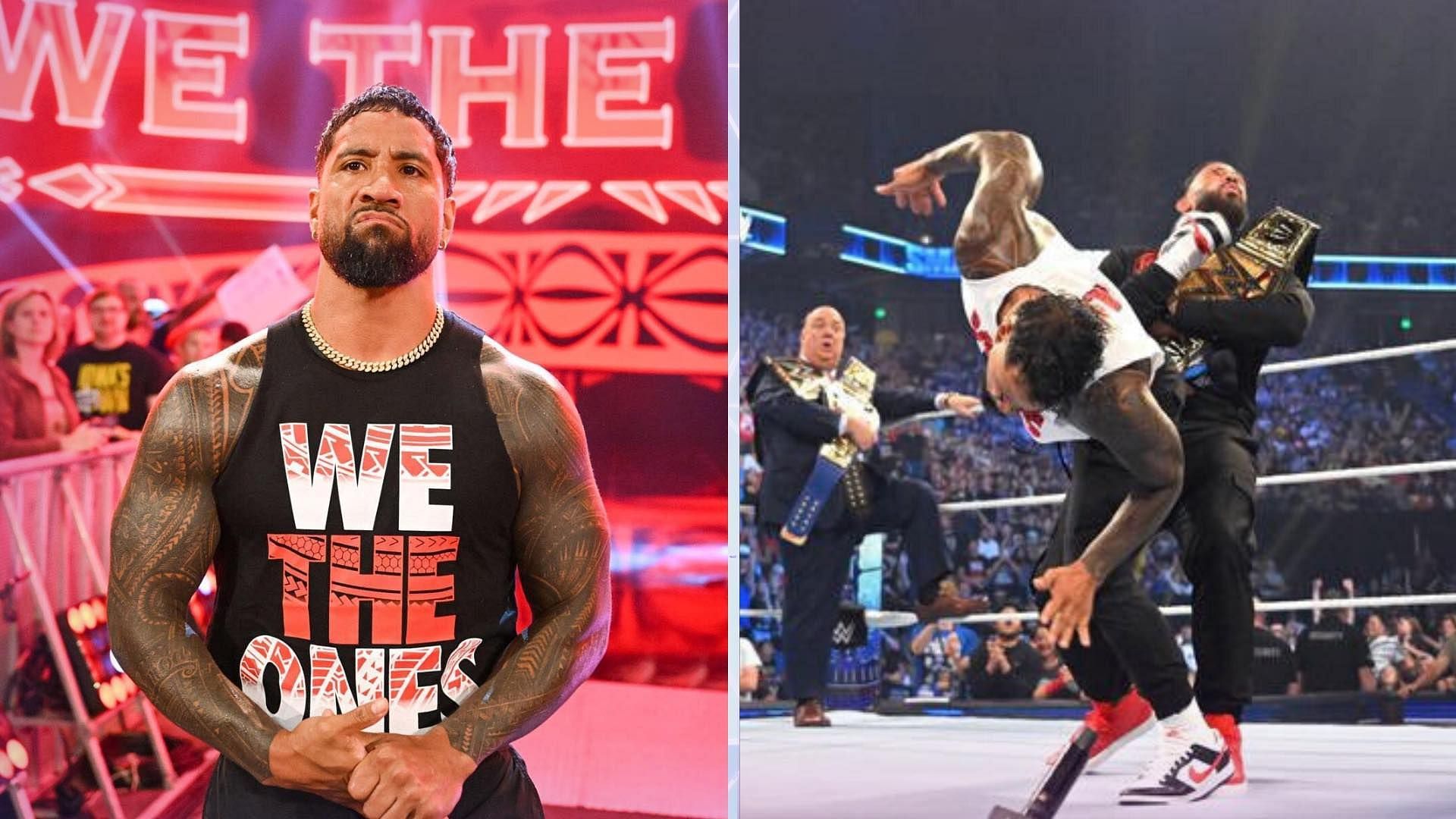 Jey Uso Superkicks Roman Reigns, Leaves The Bloodline On WWE SmackDown