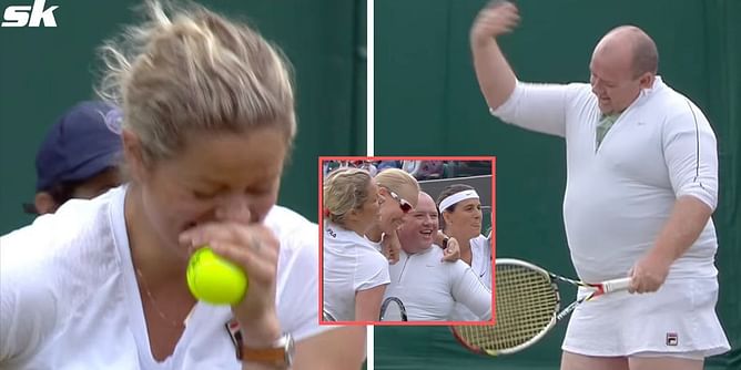 "Funniest moment in all my years" - Serena Williams' ex-coach recalls Kim Clijster's iconic Wimbledon interaction with male fan wearing skirt