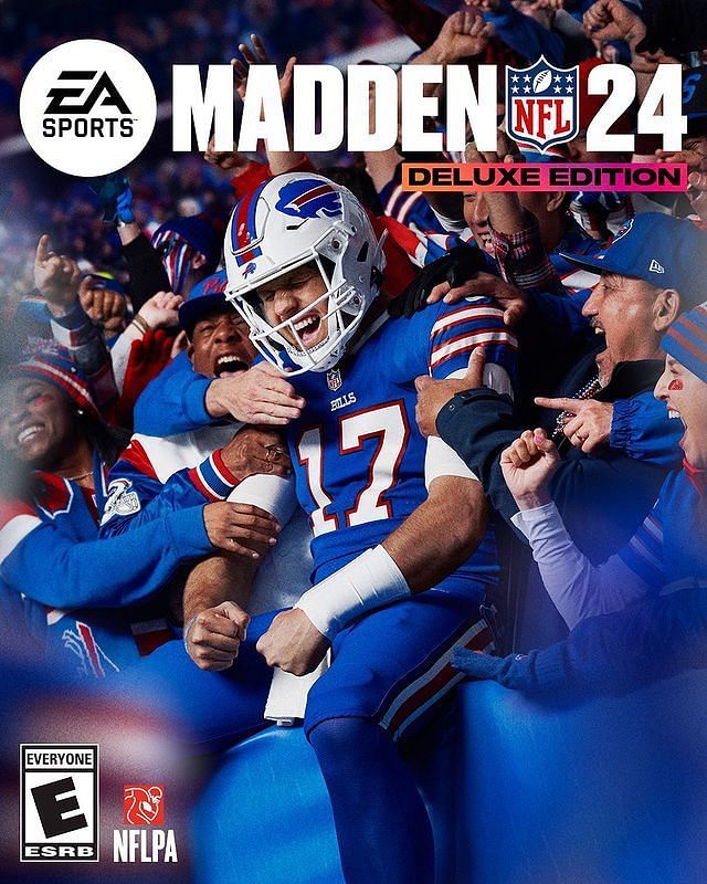 Josh Allen on the cover of Madden NFL 24 - Image source - EA Madden NFL