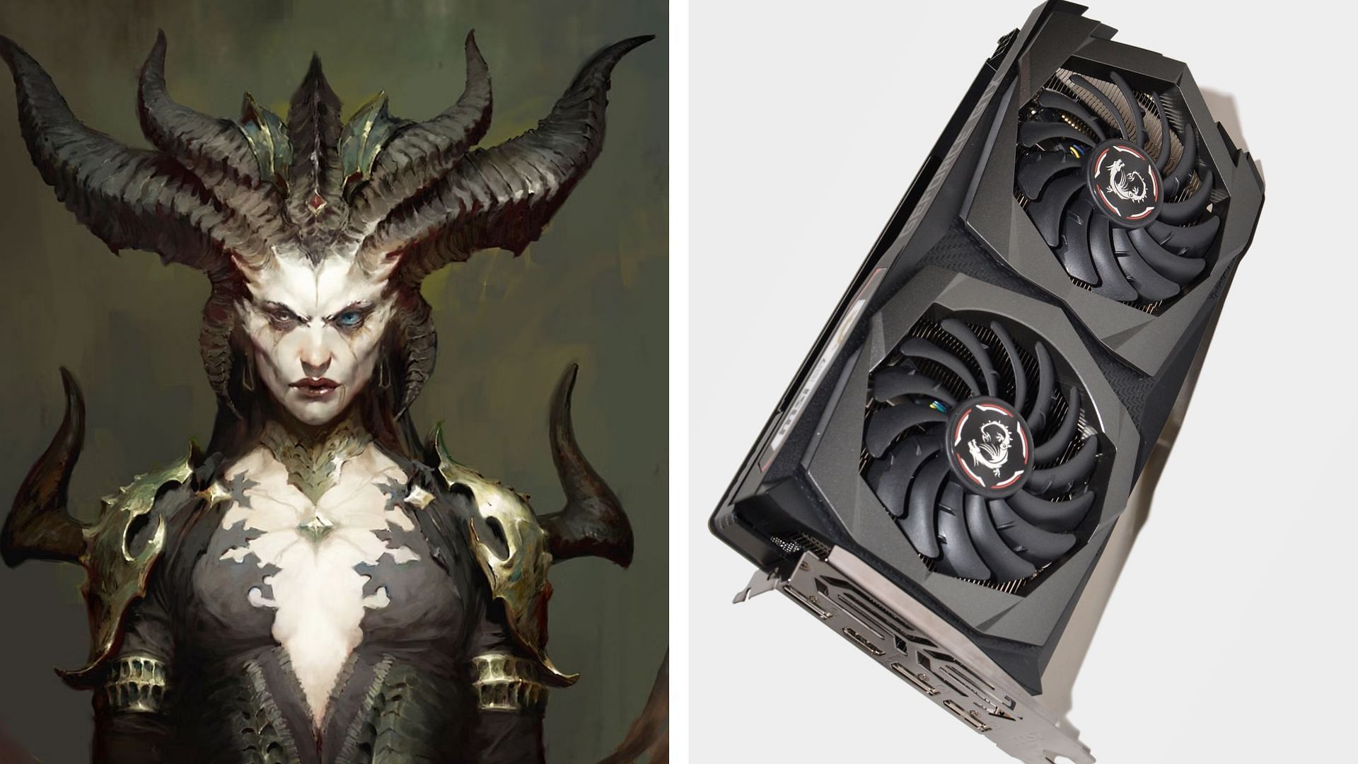 The GTX 1650 and the 1650 Super can easily run Diablo 4 without many frame drops (Image via Capcom and MSI)