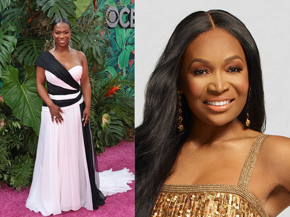 Kandi makes a snub at Marlo from the Tony awards venue (Images via Bravo and Getty)