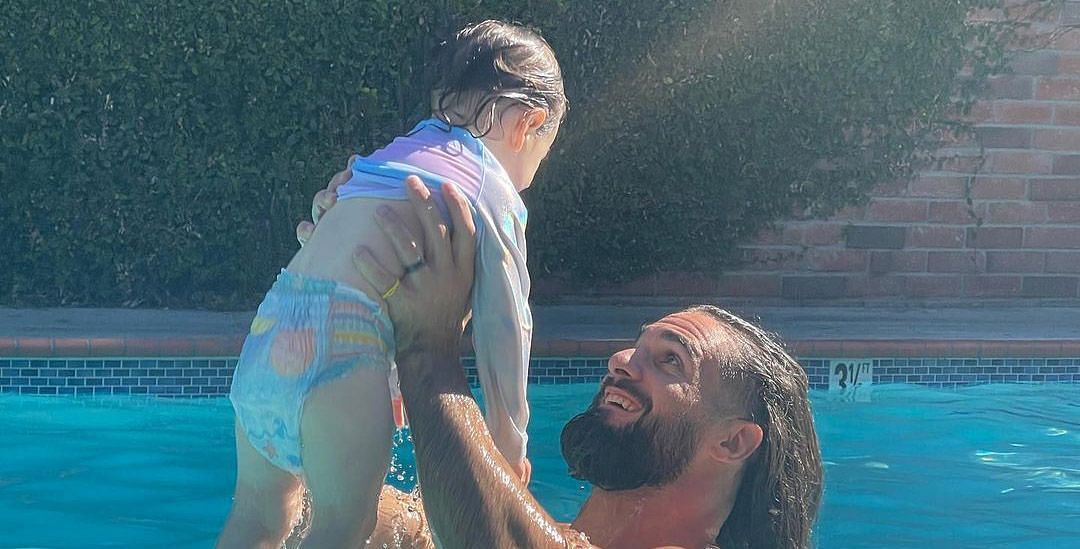 Seth with his daughter, Source: Becky&rsquo;s Instagram