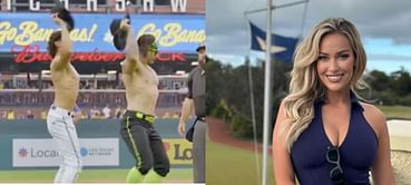“Not one comment… calling them attention w**res” - Paige Spiranac calls out women for ‘hypocrisy’ over comments on shirtless baseball players dancing