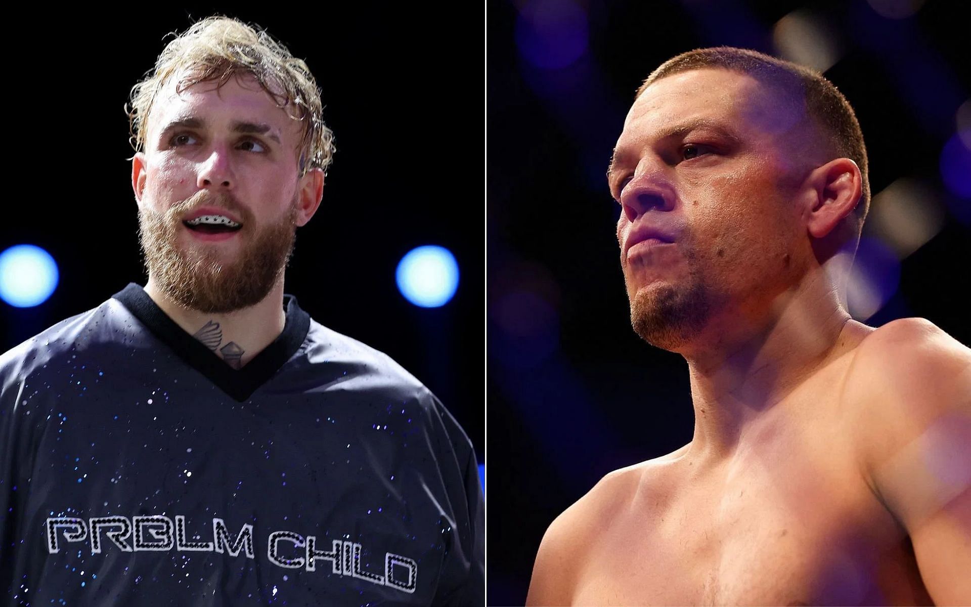 Jake Paul [Left], and Nate Diaz [Right]