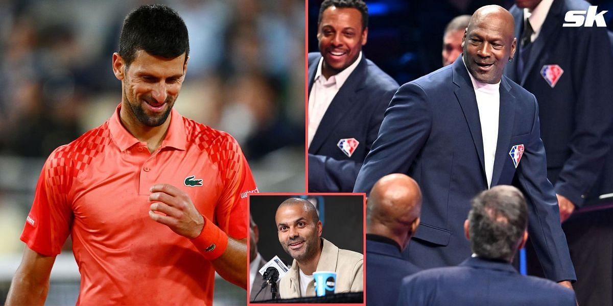 Novak Djokovic Michael Jordan Tony Parker