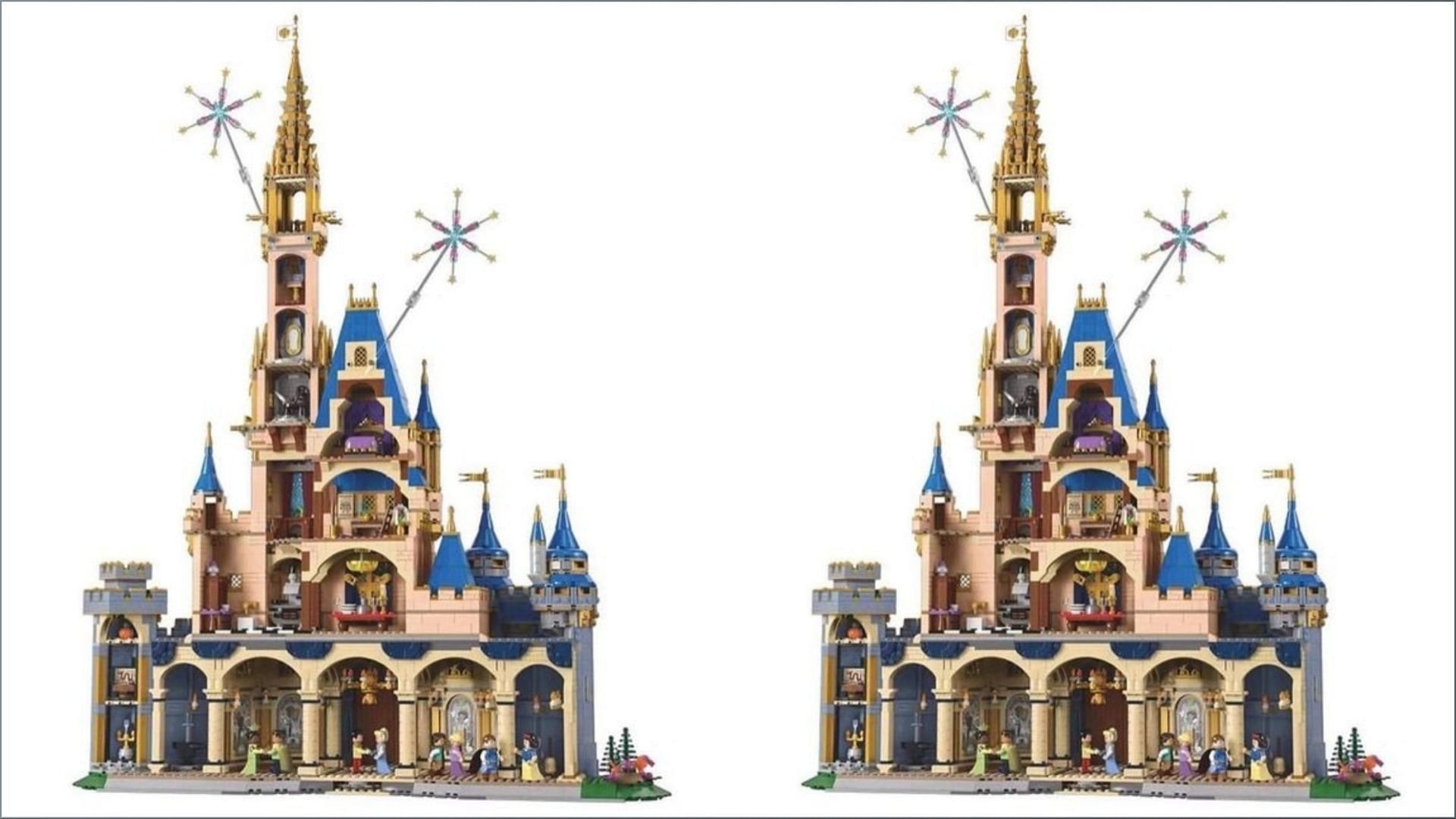 The Disney Castle set is expected to be available across the country starting July 1, 2023 (Image via LEGO/Leaks)