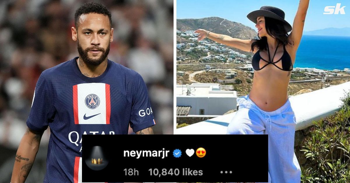 Neymar reacted to Bruna Biancardi