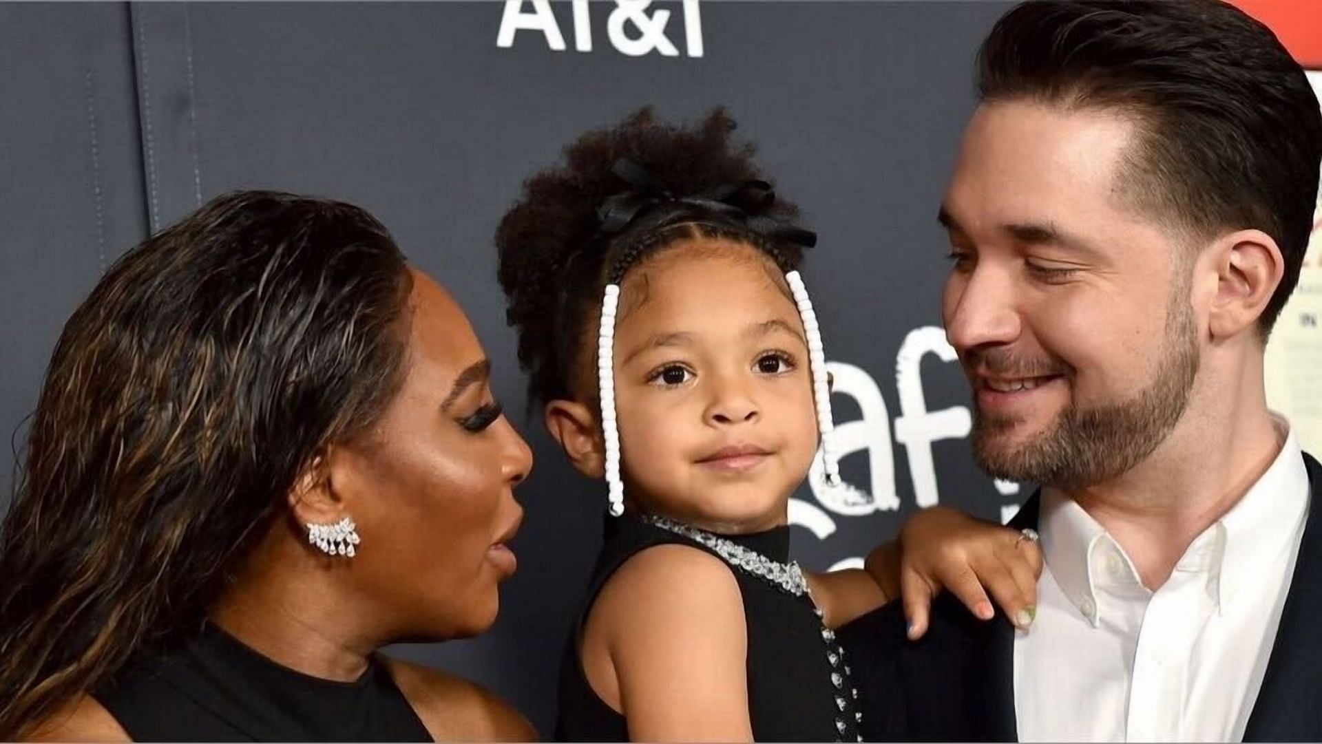 Serena Williams, Alexis Ohanian and their daughter Olympia Ohanian