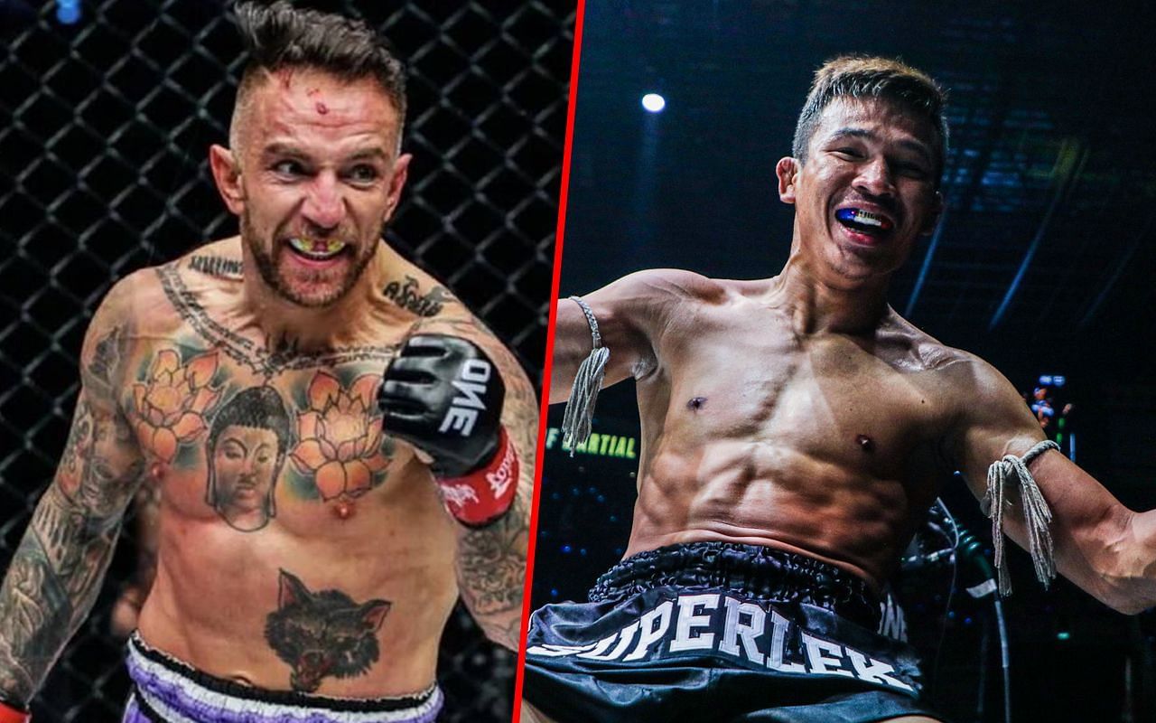 Liam Harrison (L) and Superlek (R) | Photo credit: ONE Championship