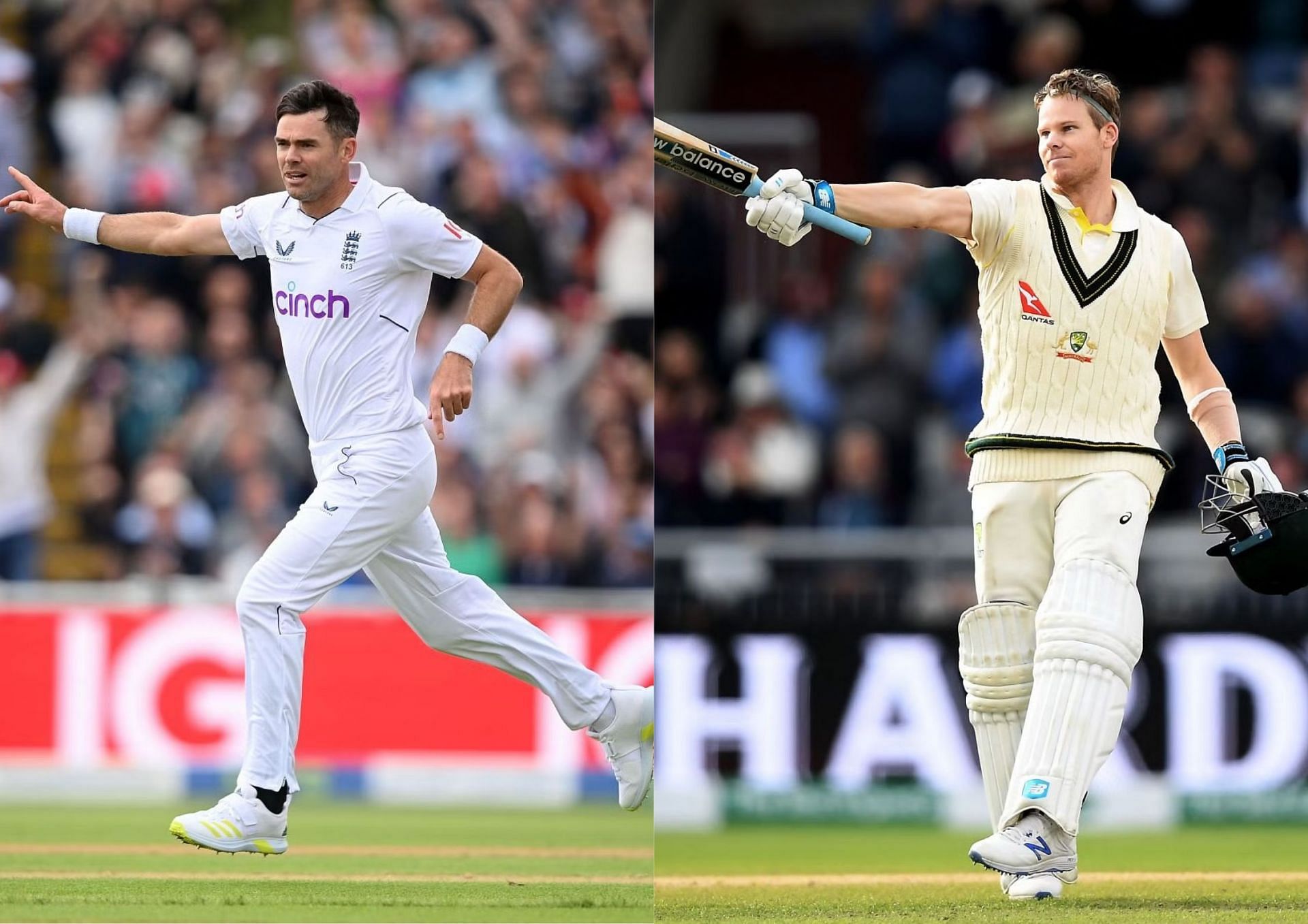 James Anderson and Steve Smith will go up against each other again in a battle for the urn!