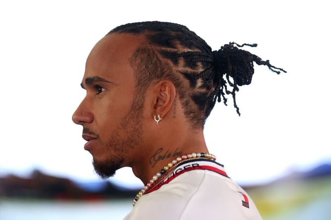 "It’s not been my decision to go that way": Lewis Hamilton on Mercedes' 'wider sidepods' concept