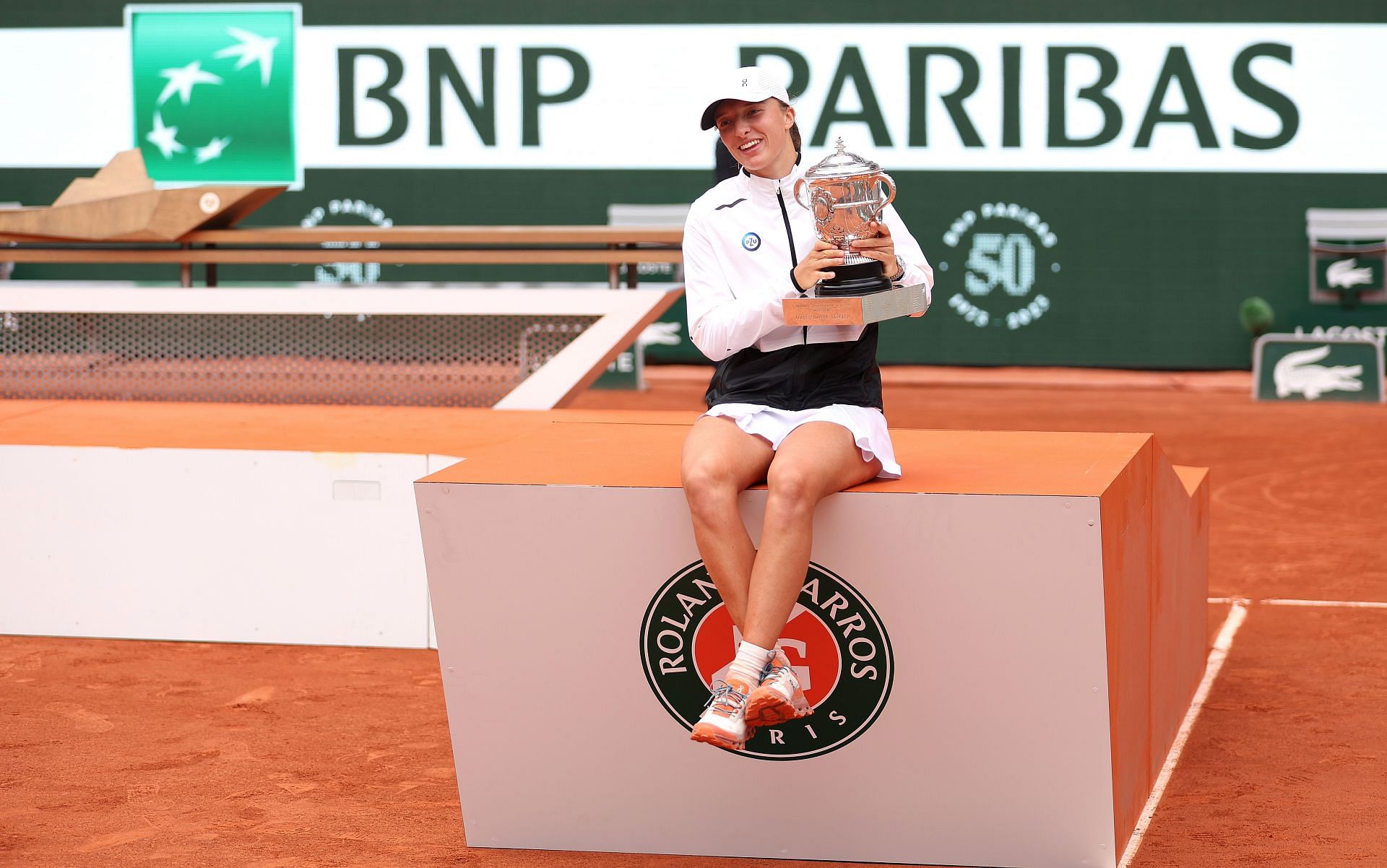 Iga Swiatek at the 2023 French Open.
