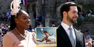 Serena Williams' husband Alexis Ohanian reimagines American legend as F1 racer, volleyball player, & more