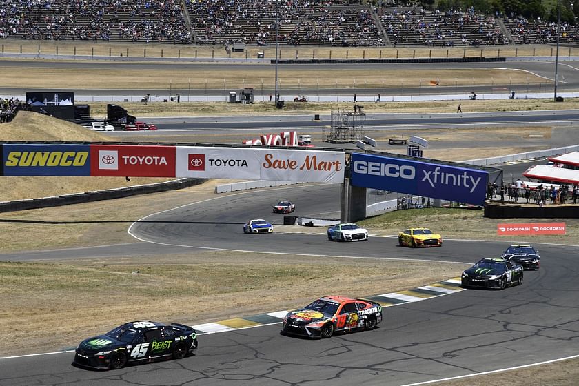 What is the current NASCAR playoff standings after the race at Sonoma?