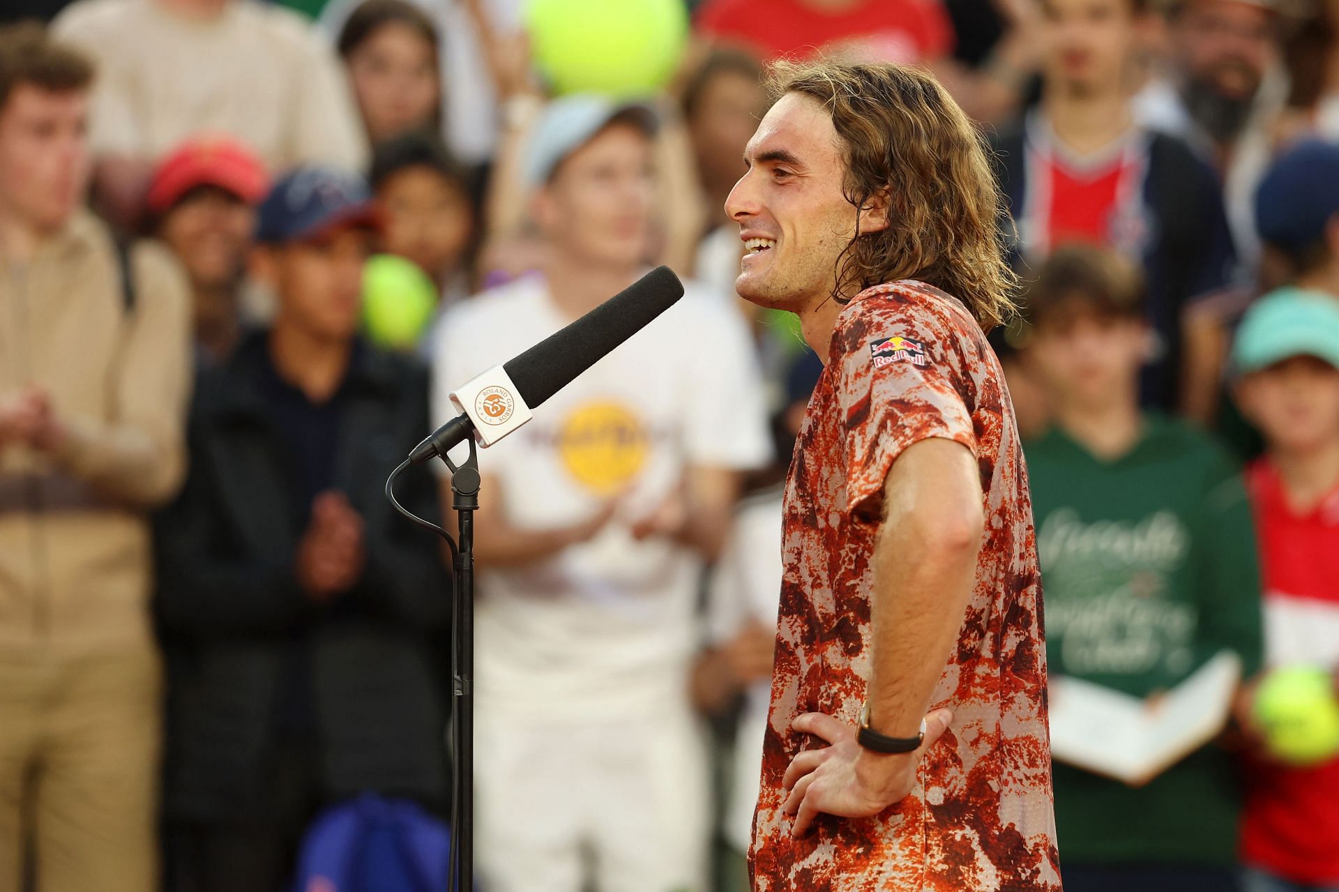 Tsitsipas at the 2023 French Open