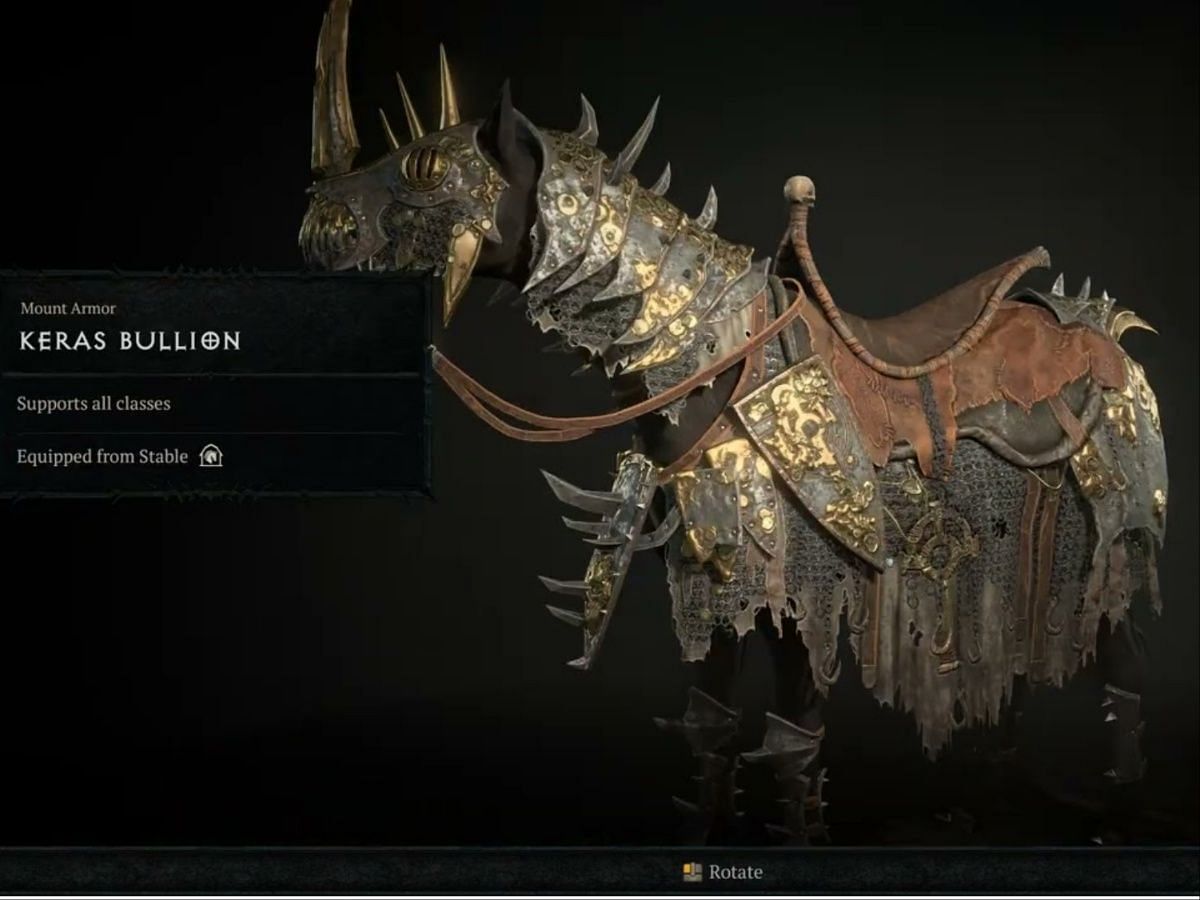 Which are the best mount armors in Diablo 4?