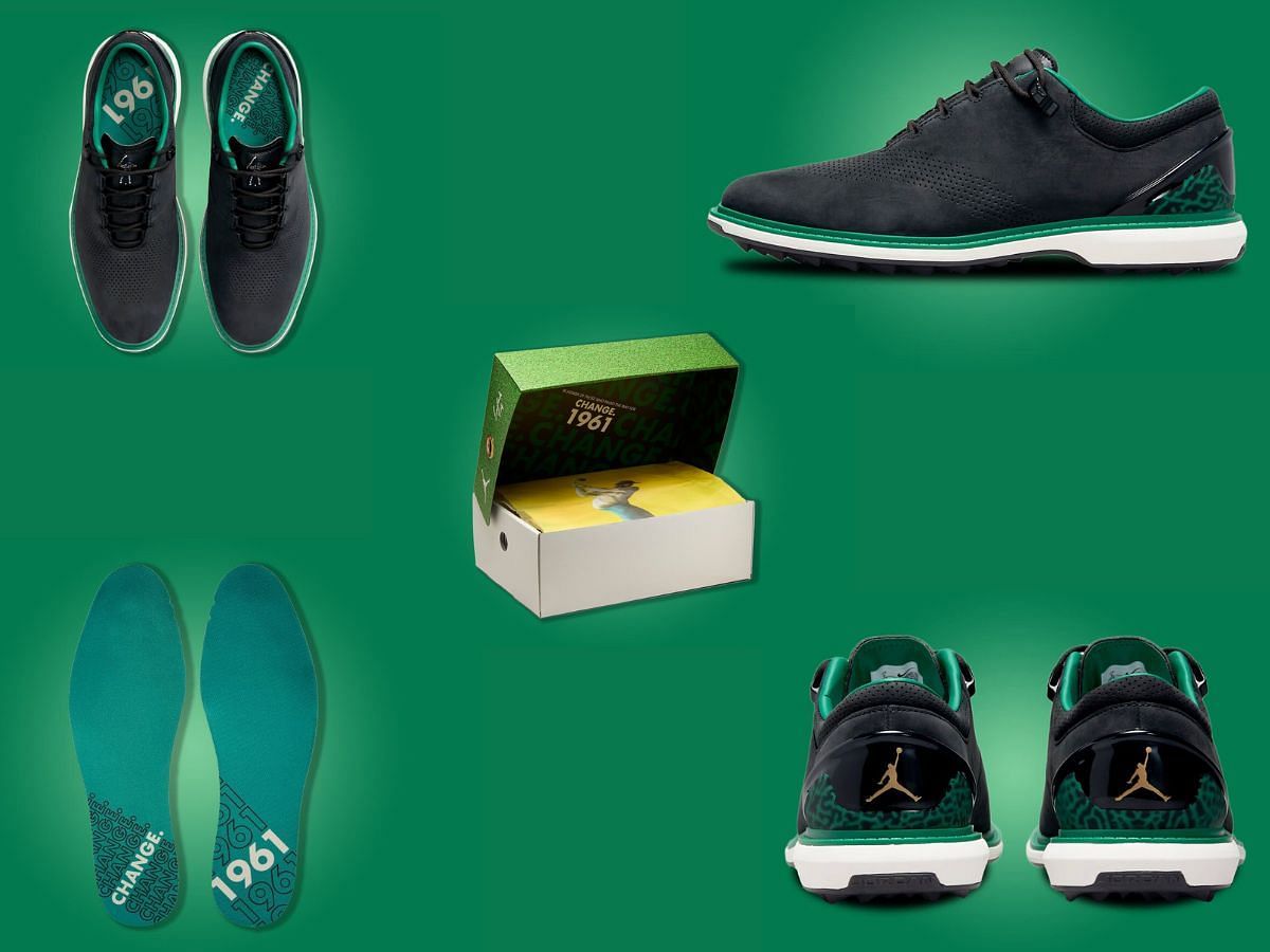 Here&#039;s a detailed look at the upcoming low-top golf shoe (Image via Sportskeeda)