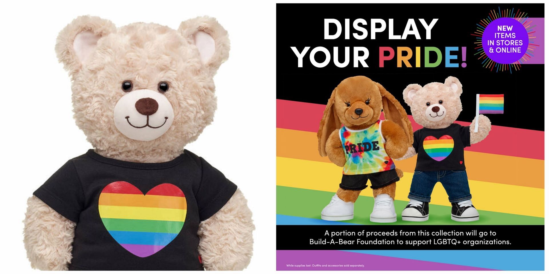 Build A Bear comes under fire for launching Pride Merchandise: Social media users reactions explored. (Image via Build-A-Bear)