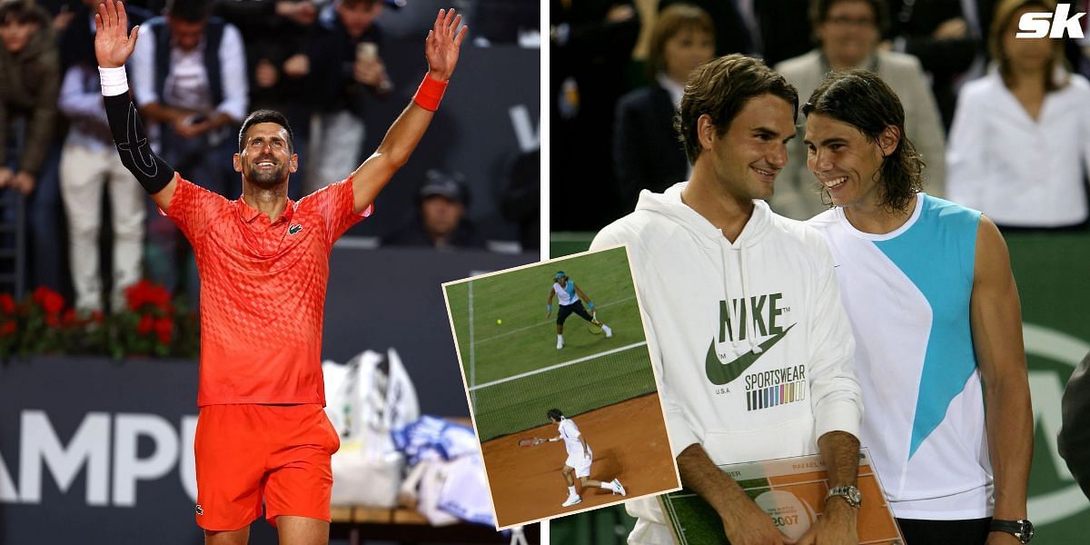 Novak Djokovic recalls Rafael Nadal and Roger Federer