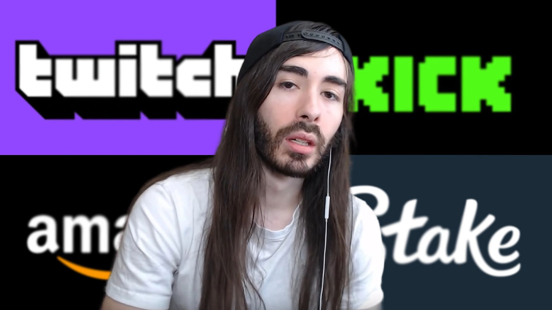 MoistCr1TiKaL gives his take on recent Kick controversy, compares Amazon and Stake (Image via Sportskeeda)