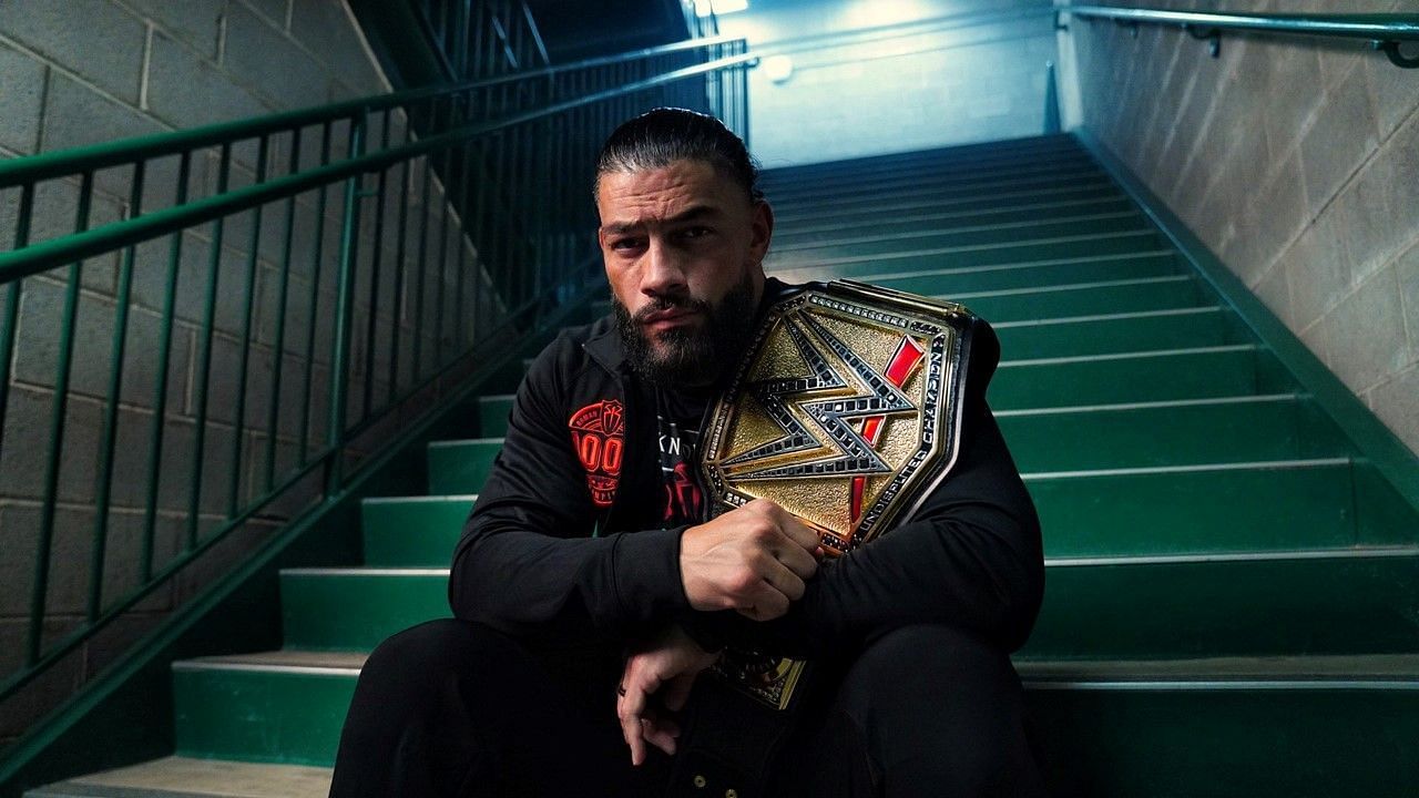 Roman Reigns with the new Undisputed WWE Universal Championship