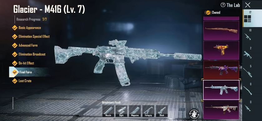 Top 5 coolest-looking BGMI gun skins of all time