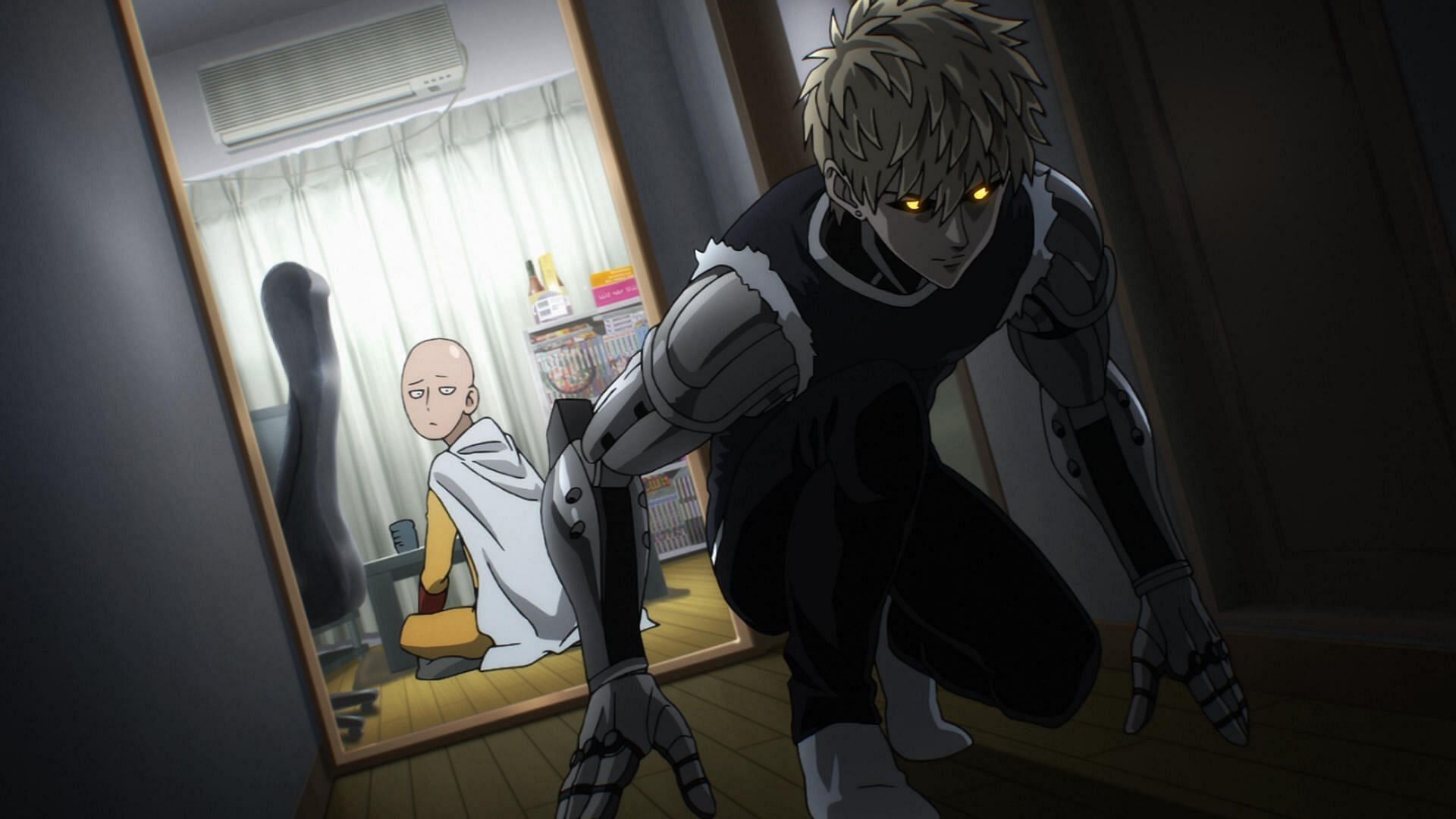 Genos receives a massive update in chapter 185 (Image via Netflix)