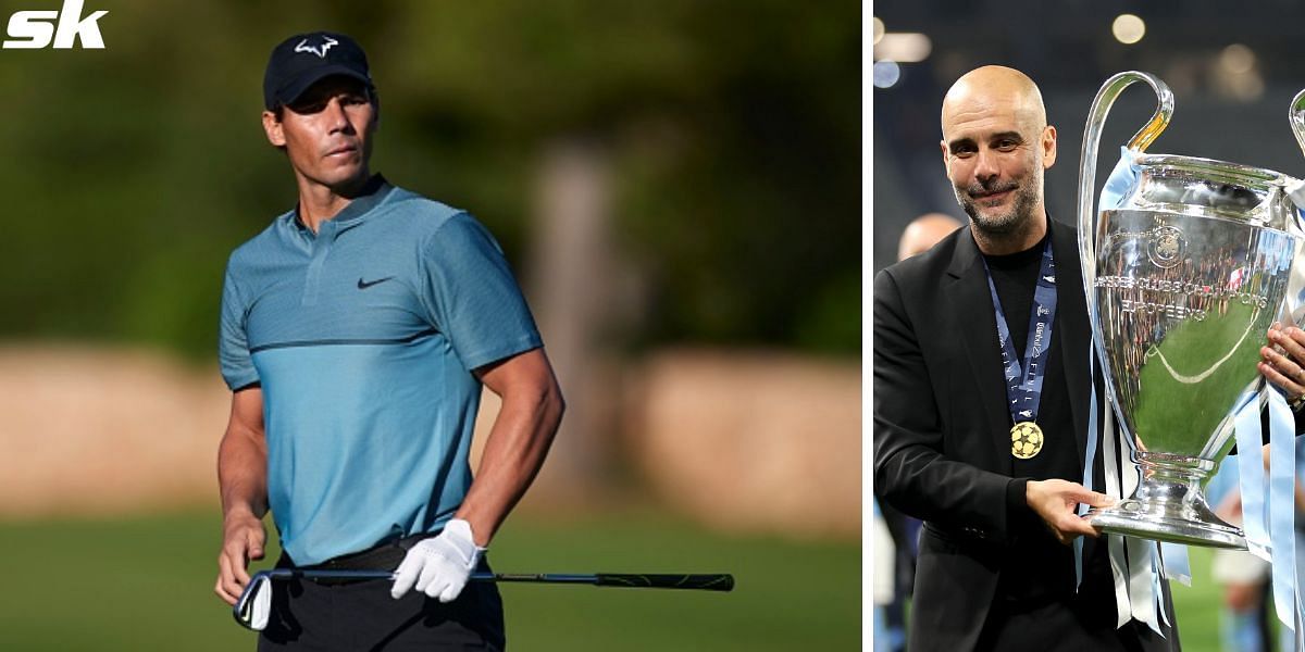 Rafael Nadal and Pep Guardiola will compete in &lsquo;The Battle of Stars&rsquo; golf event this month.