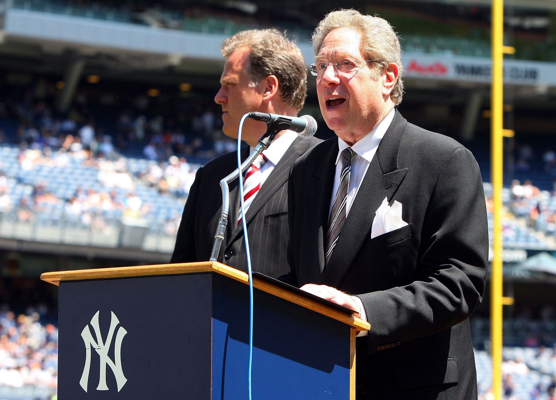 John Sterling in Detroit Tigers v New York Yankees game