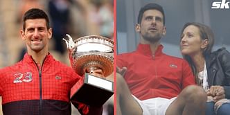 In pictures: Novak Djokovic celebrates French Open triumph with family